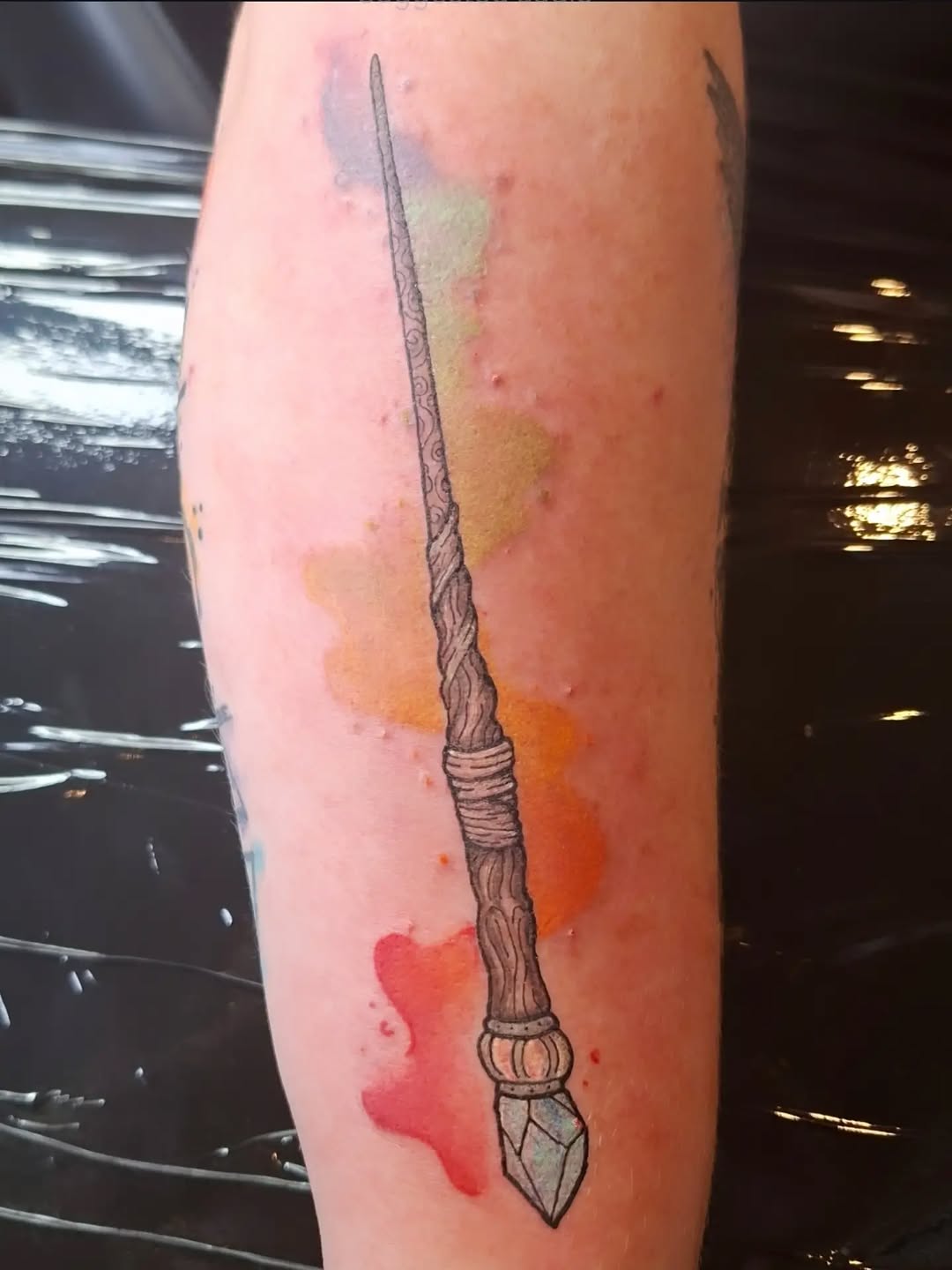 Tattoo by @gemthetattooedlady — watercolor