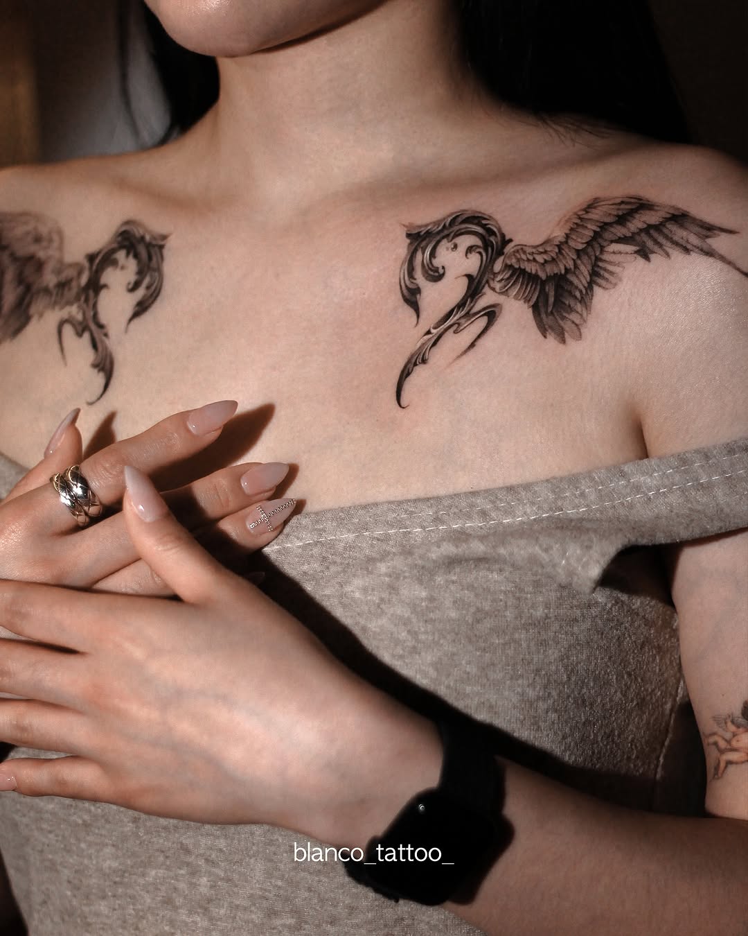 Tattoo by @ati.ful — fine_line, black_and_grey