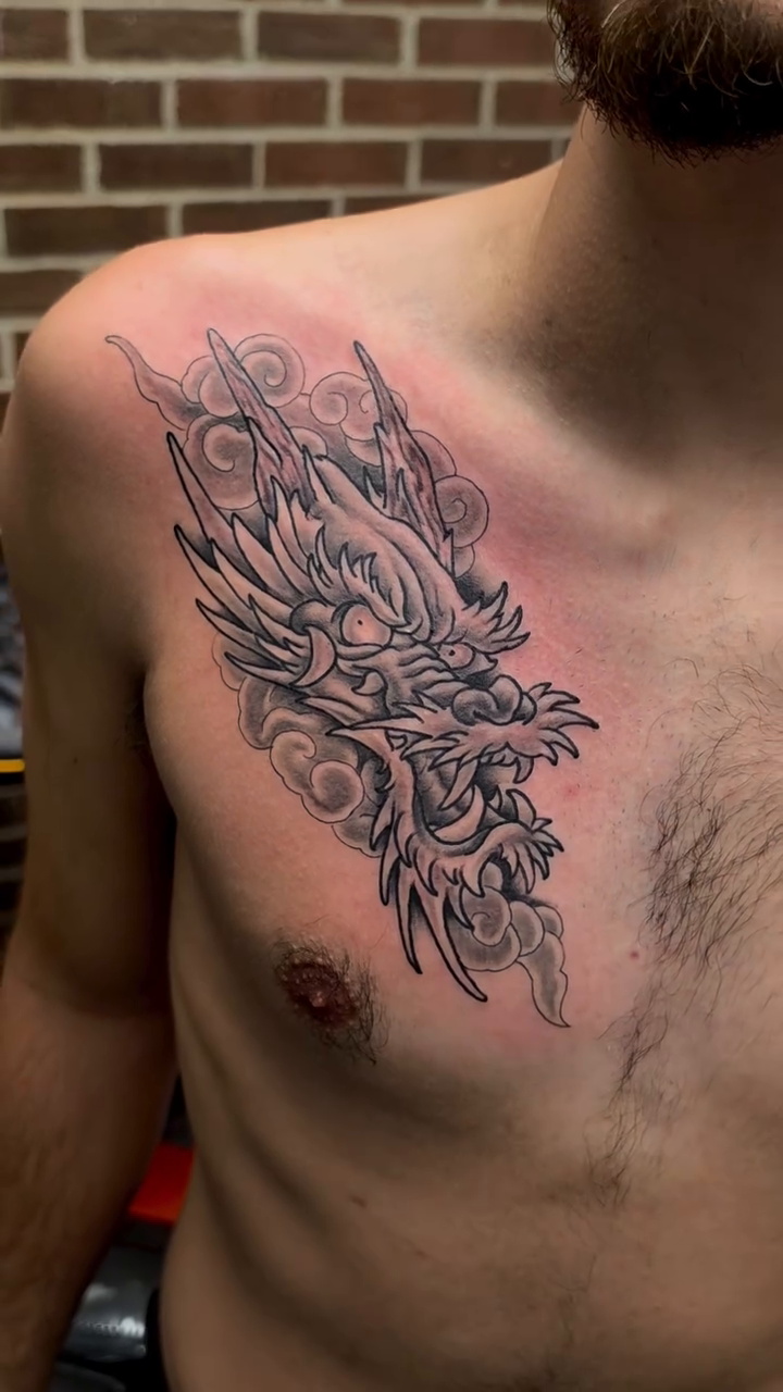 Tattoo by @ower_hernandez โ japanese_irezumi, black_and_grey