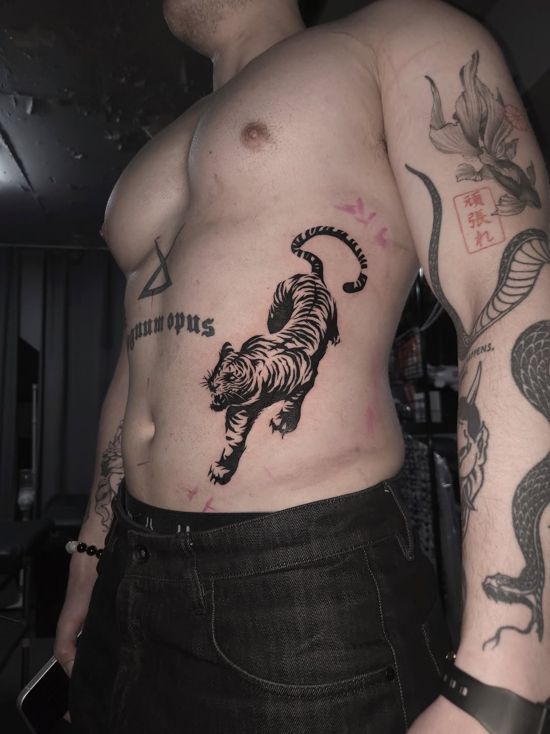 Tattoo by @garokim_tattoo — blackwork