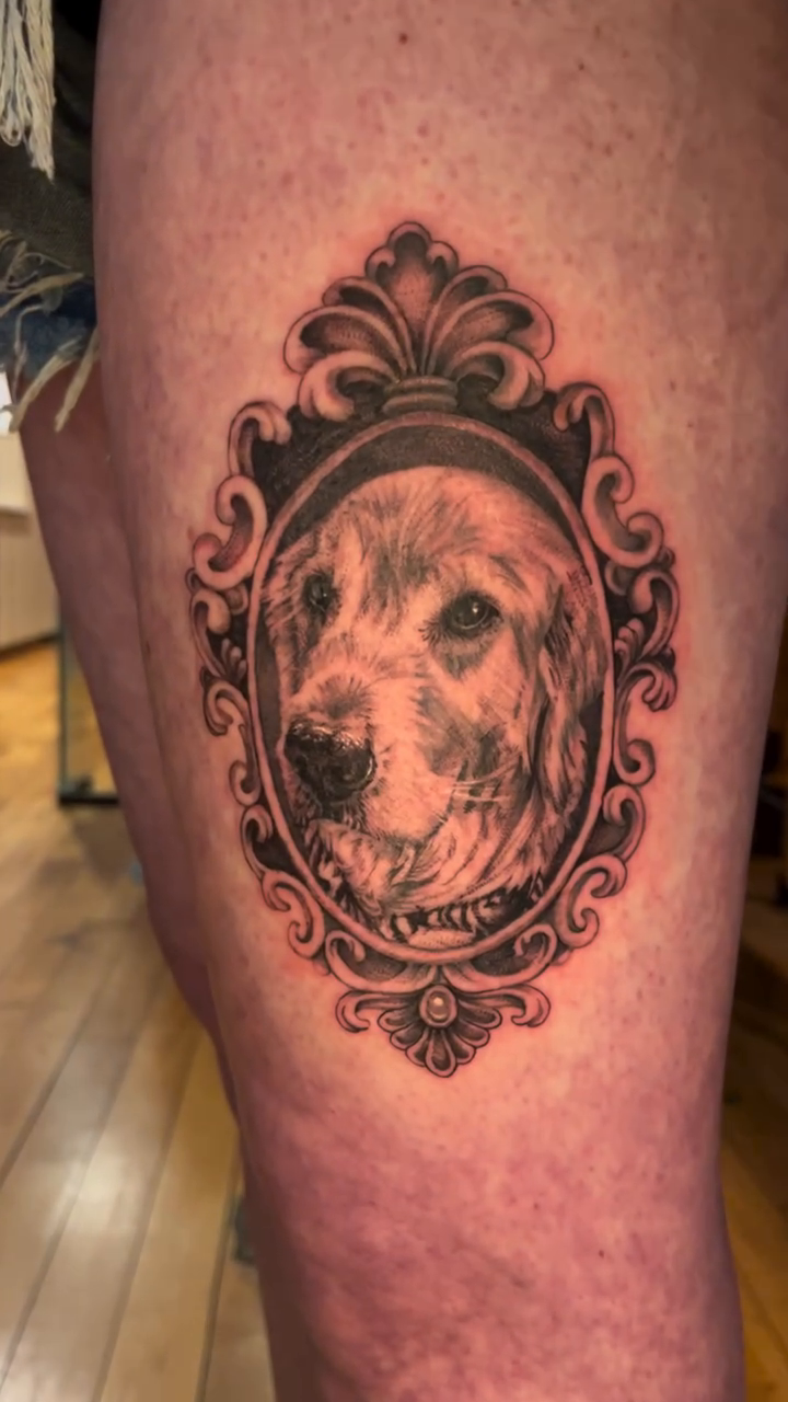 Tattoo by @triple888tattoos — realism, black_and_grey