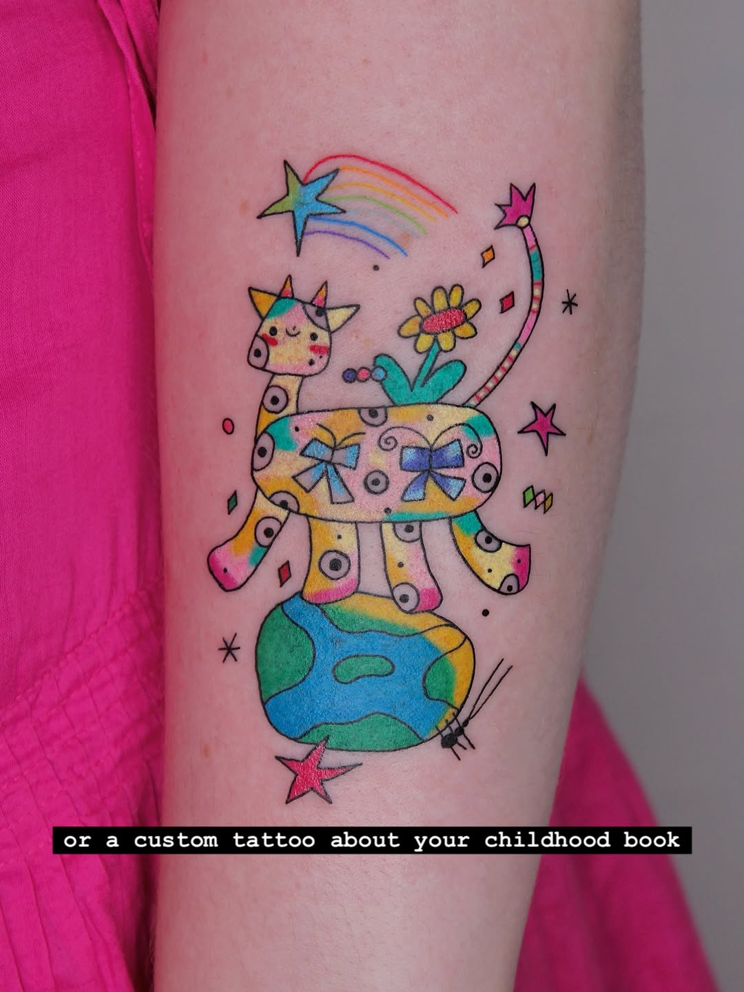 Tattoo by @youniseaweed — new_school, illustrative