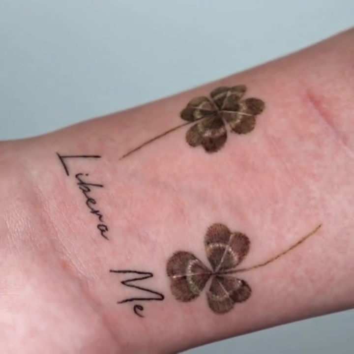 Tattoo by @dongyang.ink — fine_line, lettering_script