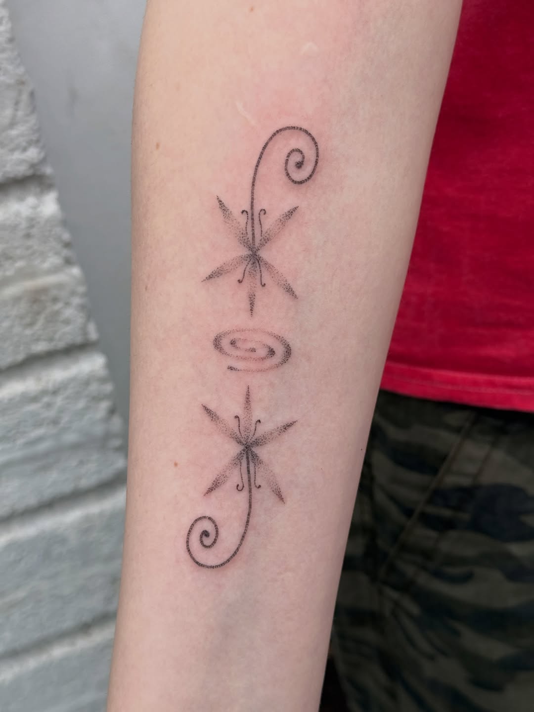Tattoo by @alicexgreen — dotwork, fine_line