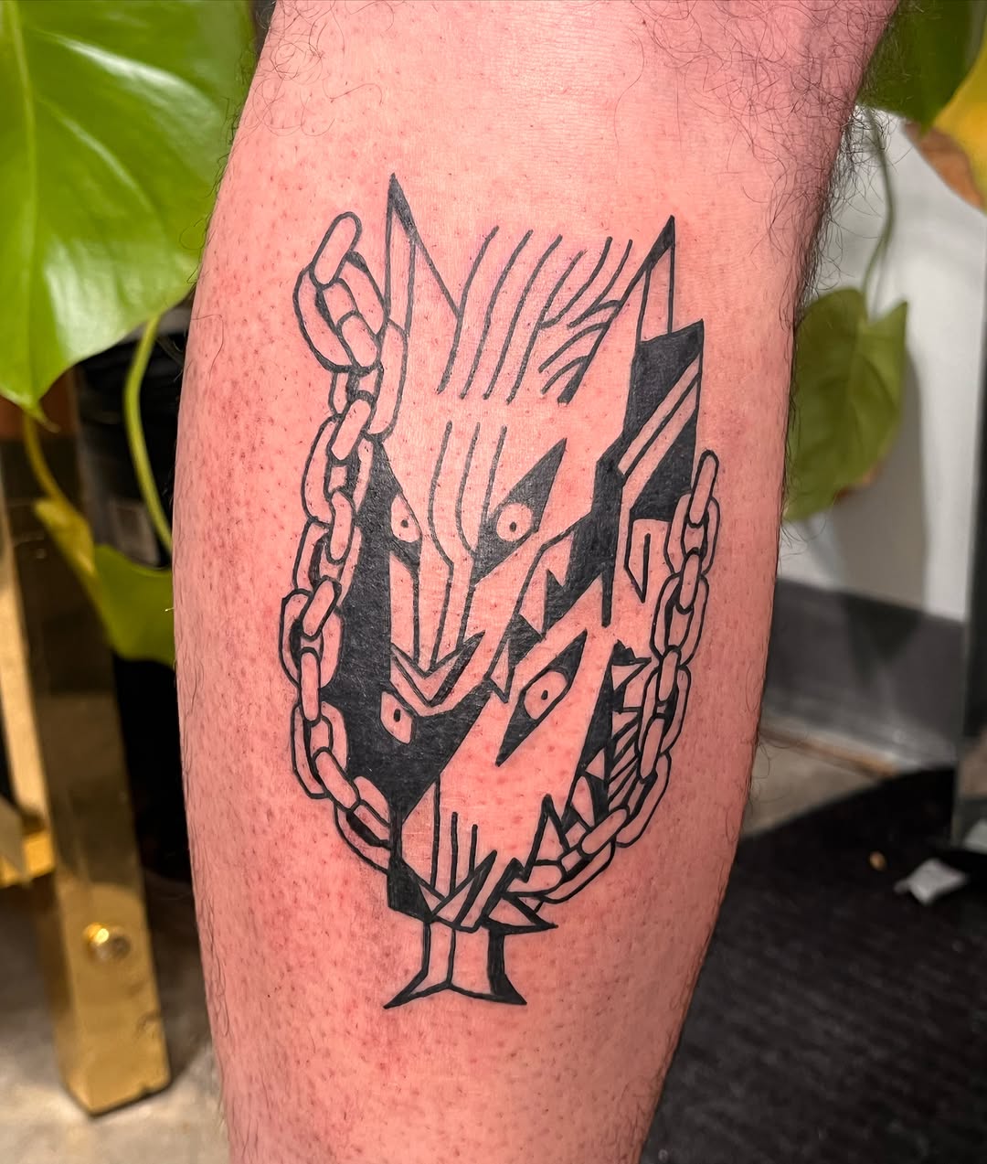 Tattoo by @birdfingers — blackwork