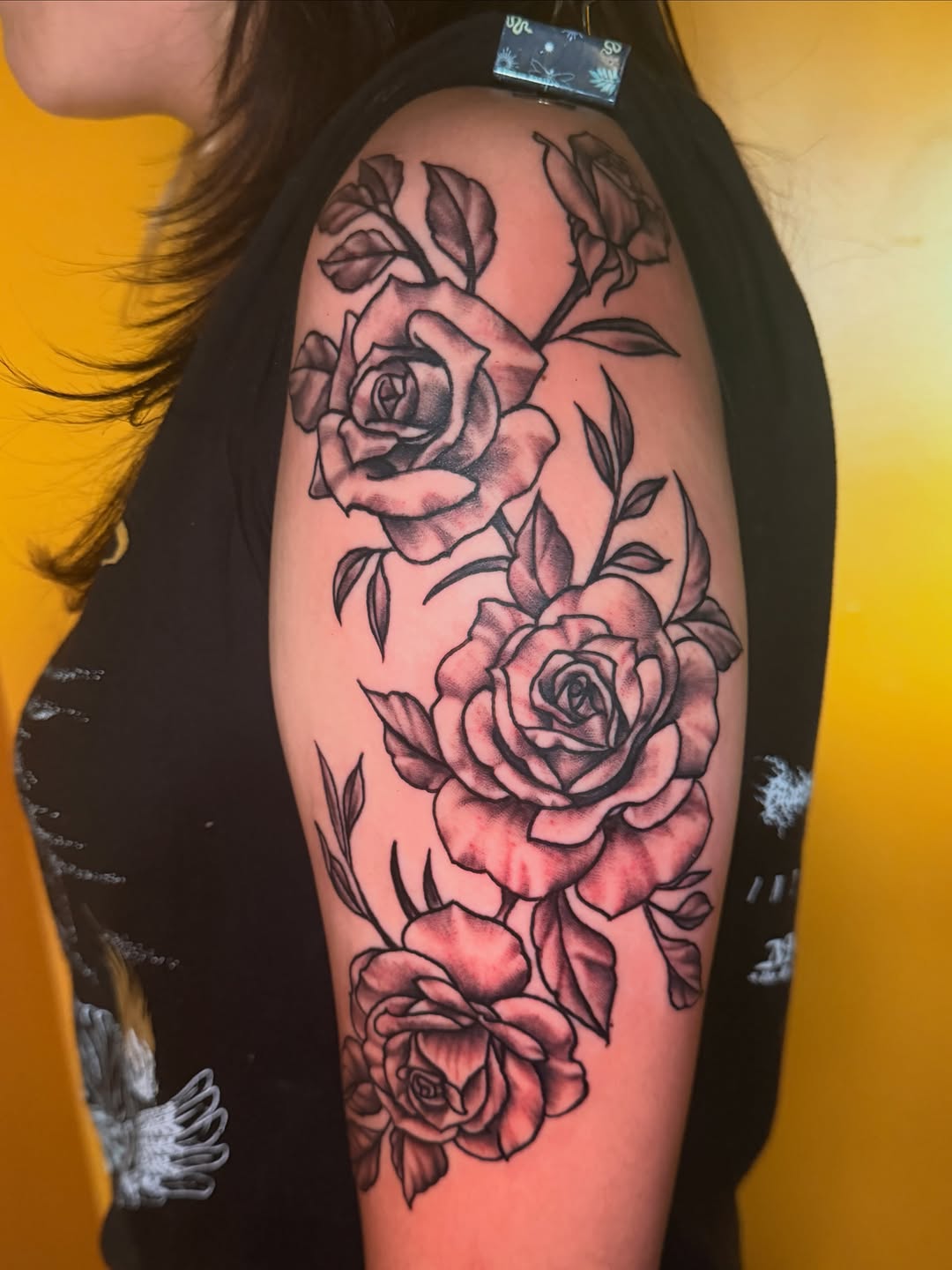 Tattoo by @samanthahouston_art โ black_and_grey, realism