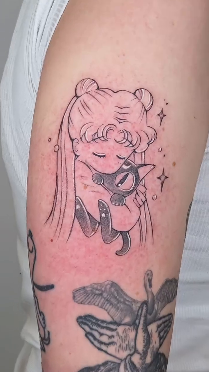 Tattoo by @janinks β anime