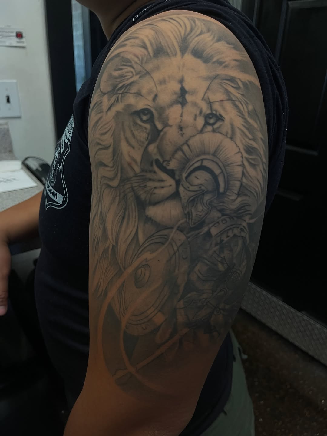 Tattoo by @dtat2christ — realism, black_and_grey