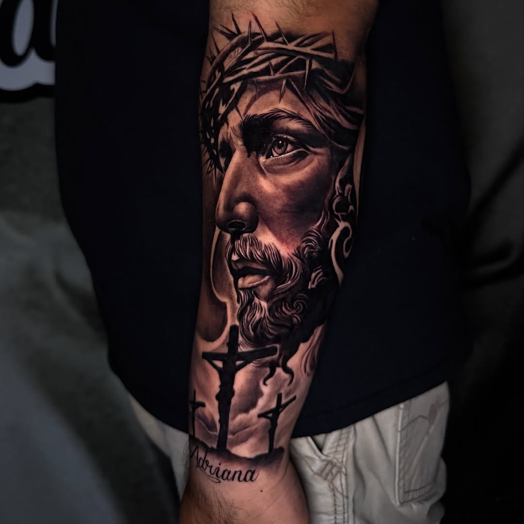 Tattoo by @syitattoos — realism, black_and_grey