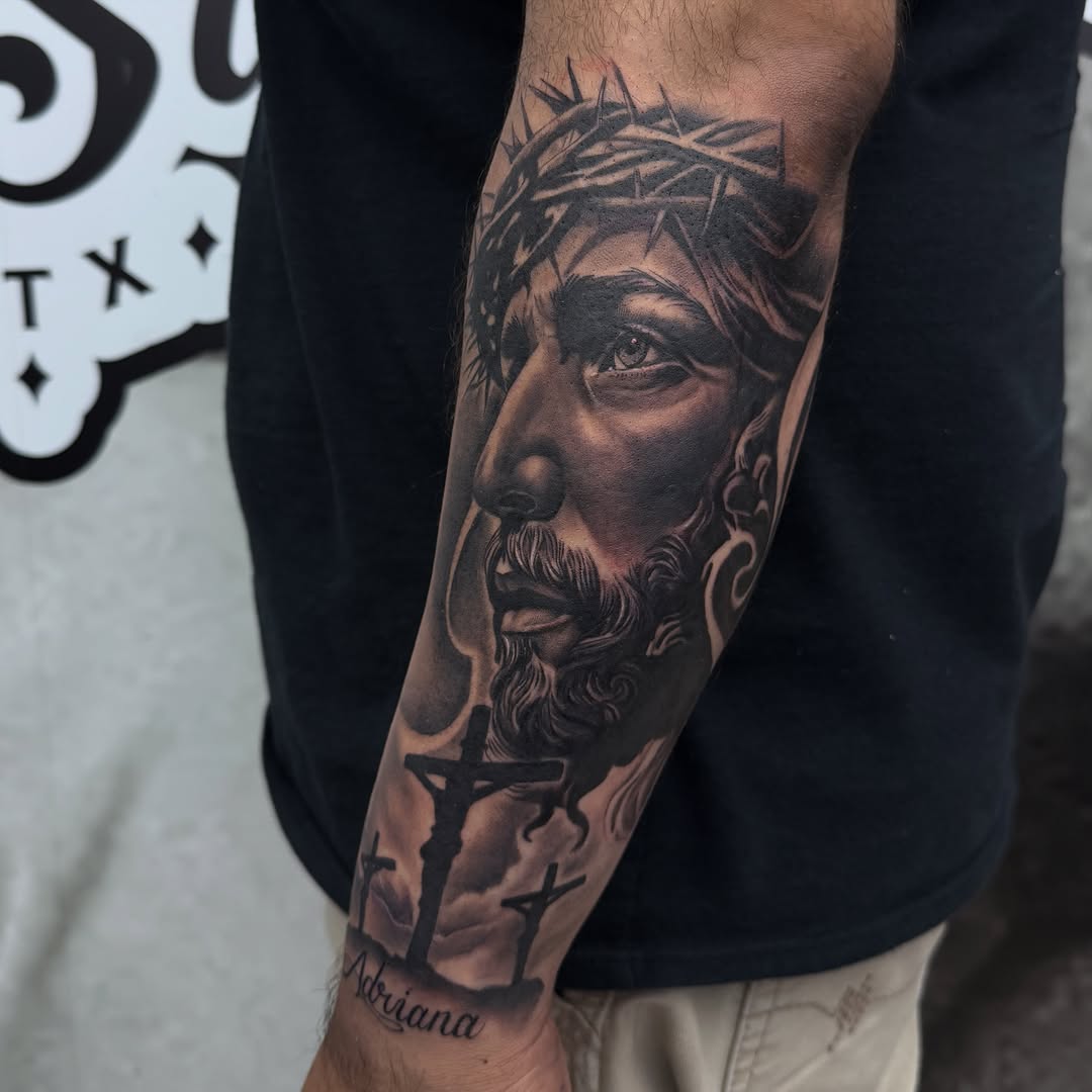 Tattoo by @syitattoos — realism, black_and_grey