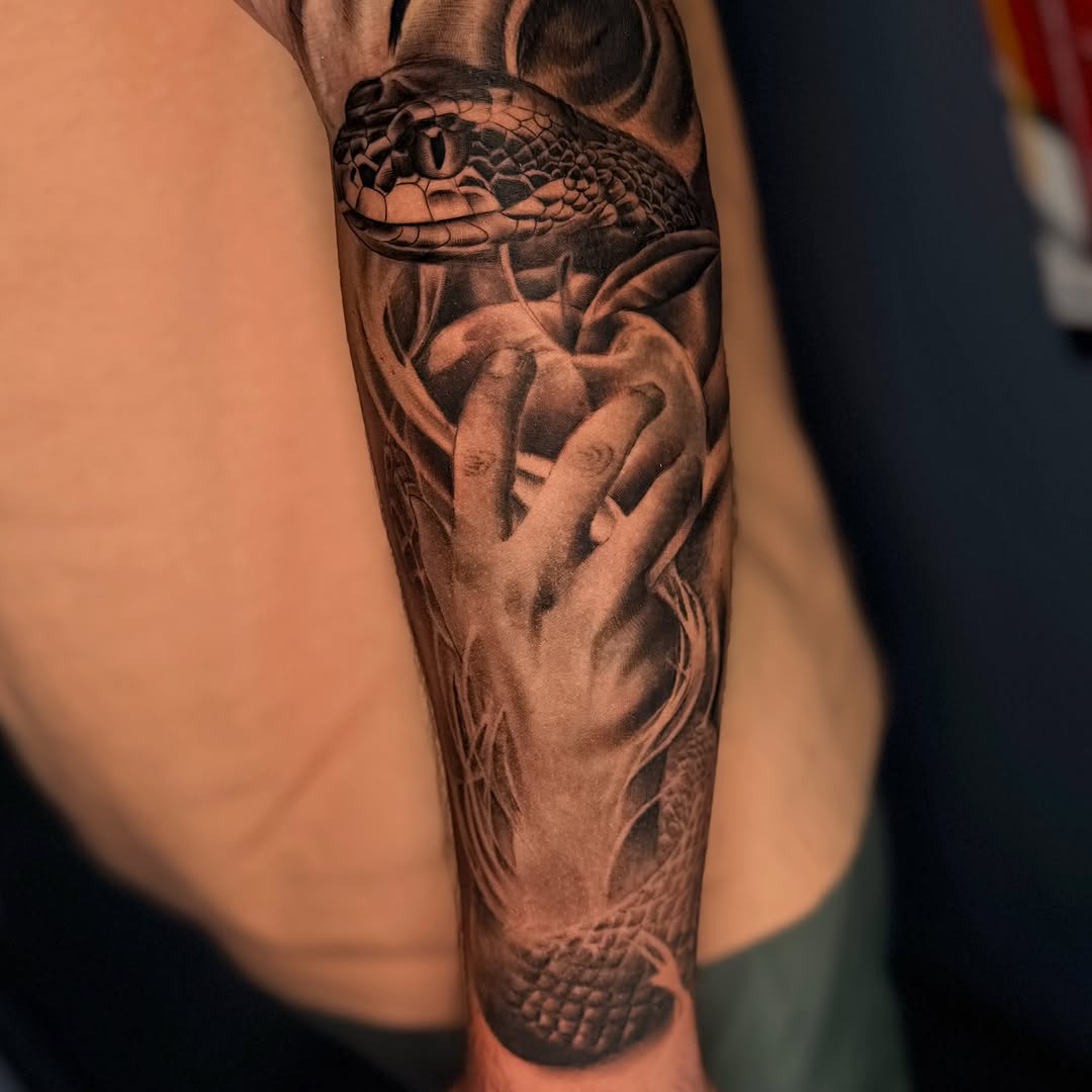 Tattoo by @kendyyl — realism, black_and_grey