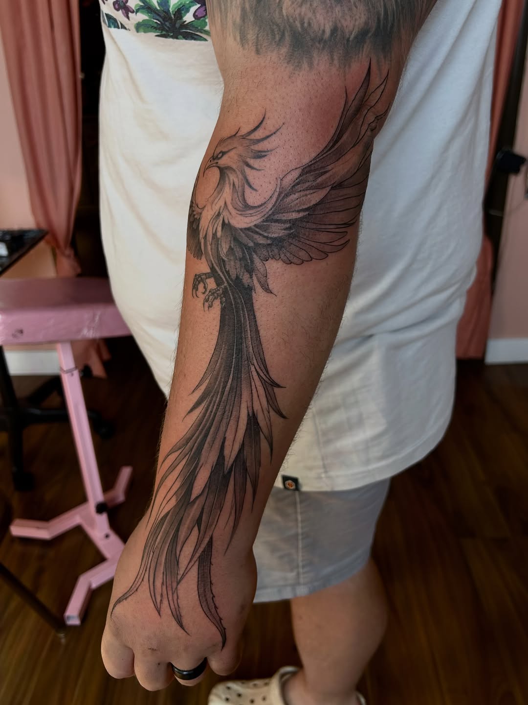 Tattoo by @khloztatz β black_and_grey, fine_line