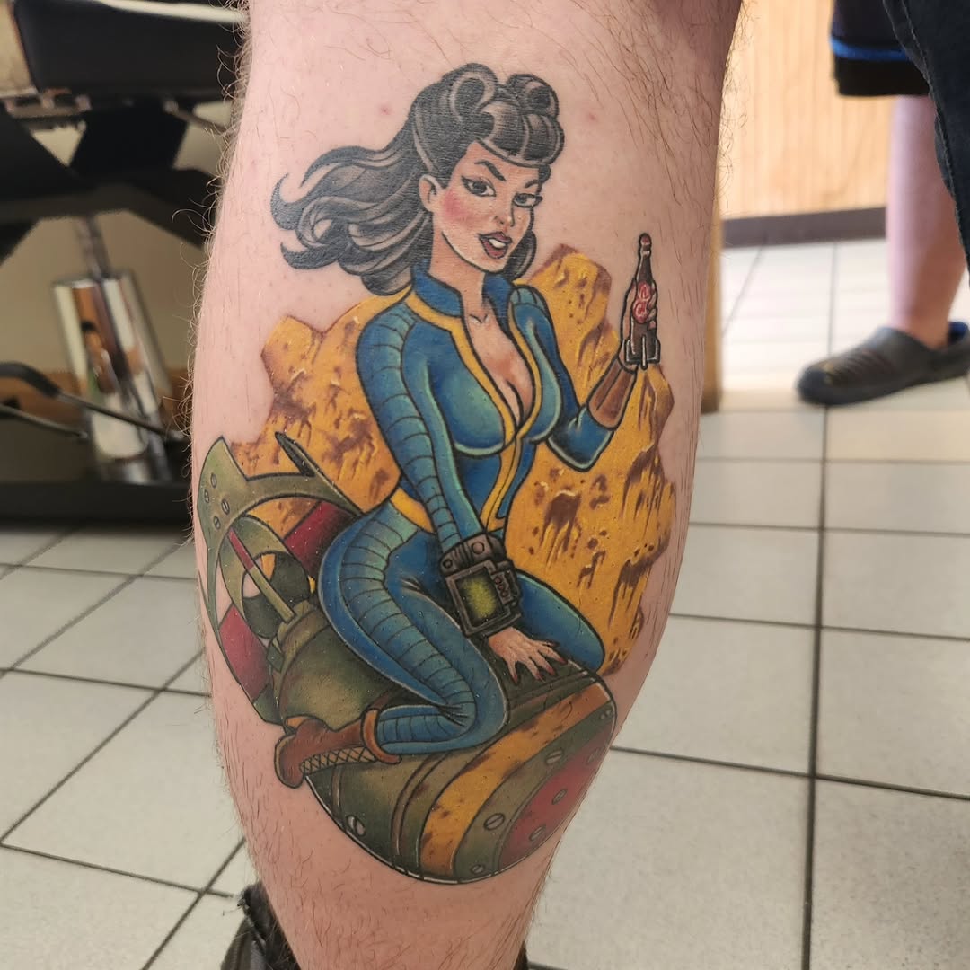 Tattoo by @tattoosbyginger_ — new_school, american_traditional