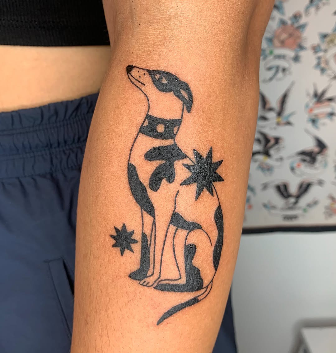 Tattoo by @bfrank.tattoo — blackwork