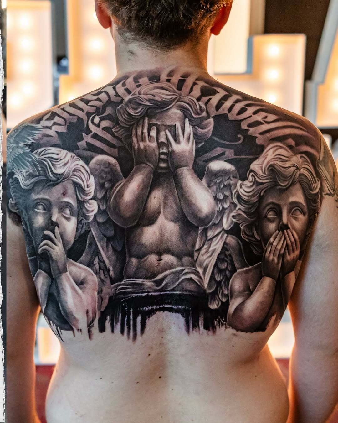 Tattoo by @inklayr β realism, black_and_grey