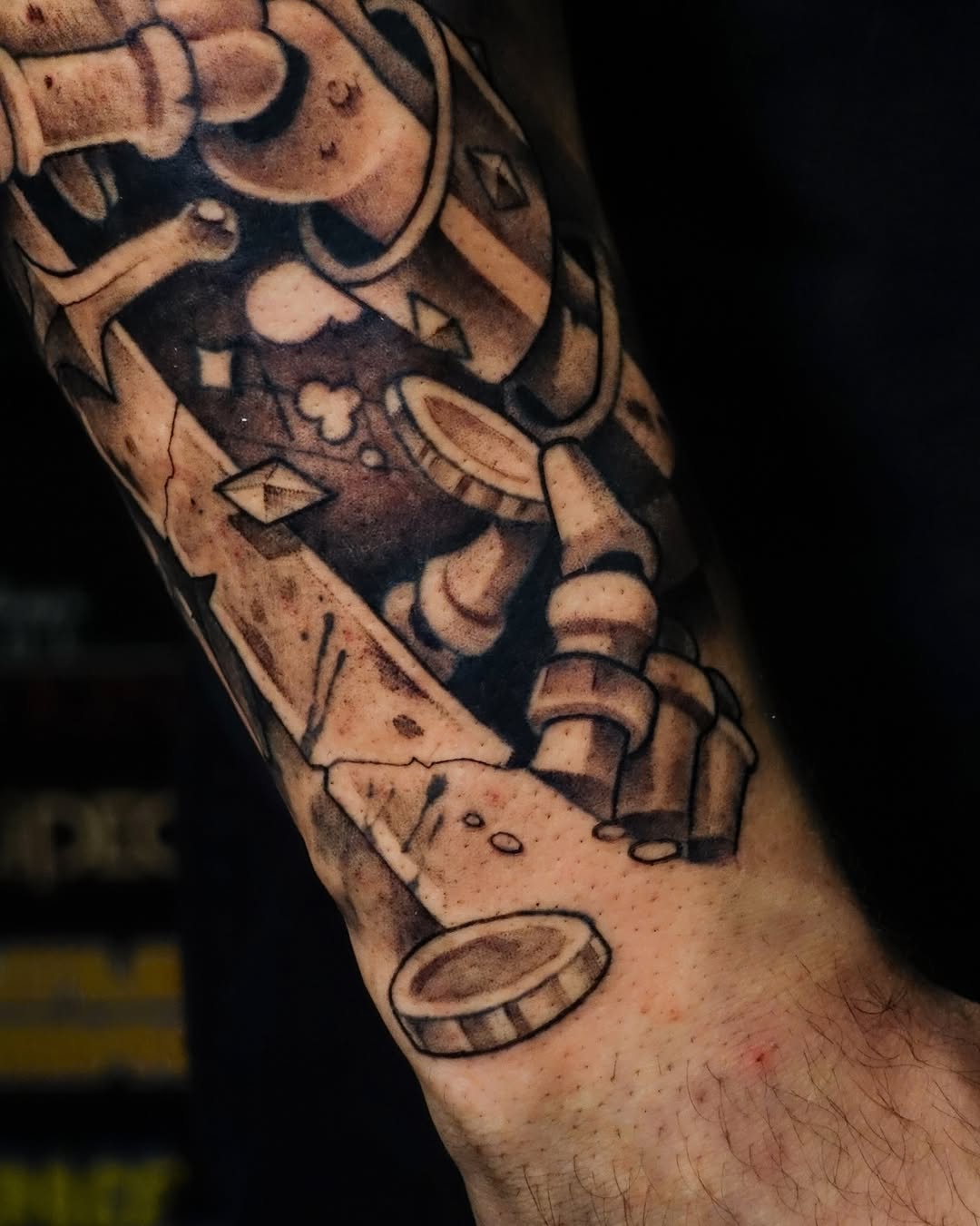 Tattoo by @leperemael — black_and_grey, realism