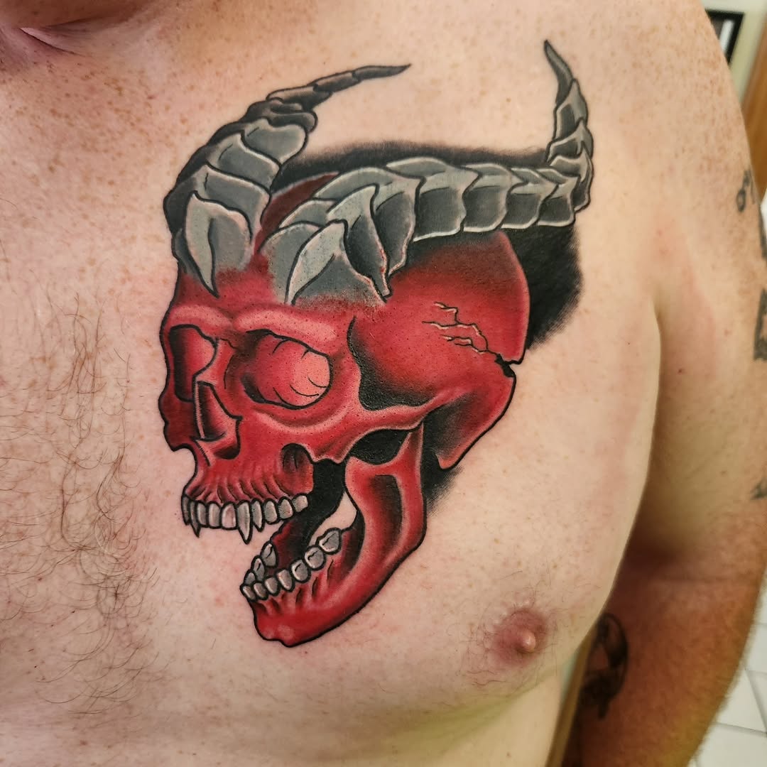 Tattoo by @tattoosbyginger_ — neo_traditional, dark_realism