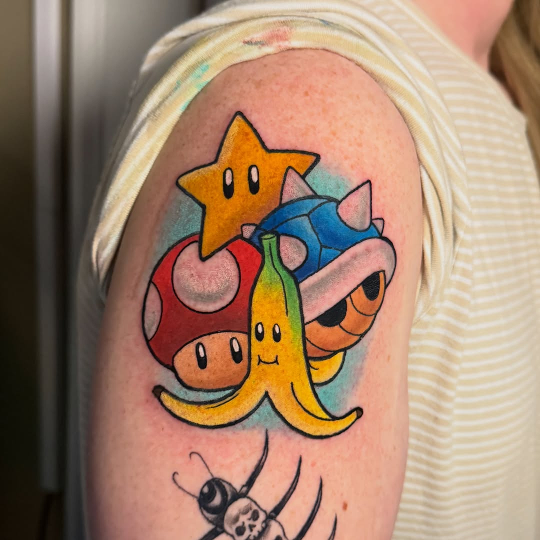 Tattoo by @2.can.sam โ new_school