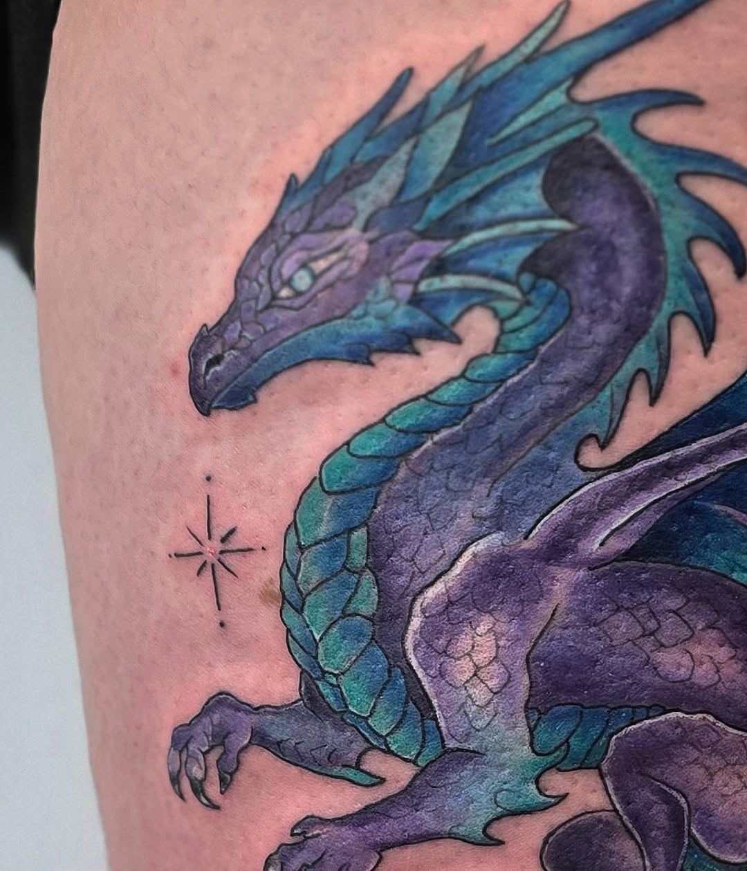 Tattoo by @bn13tattooist — realism, watercolor
