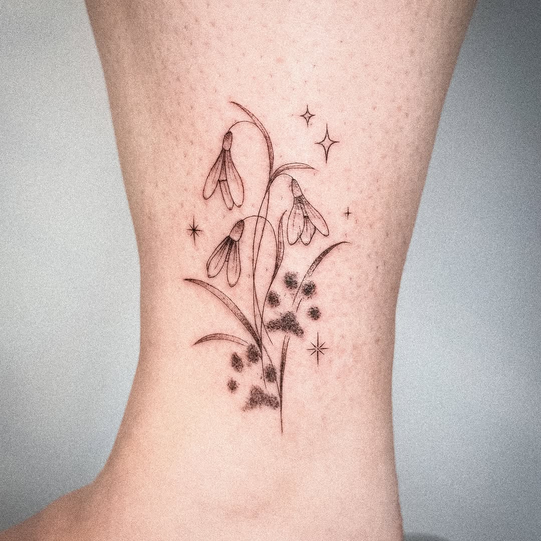 Tattoo by @inkedwithco β fine_line, dotwork