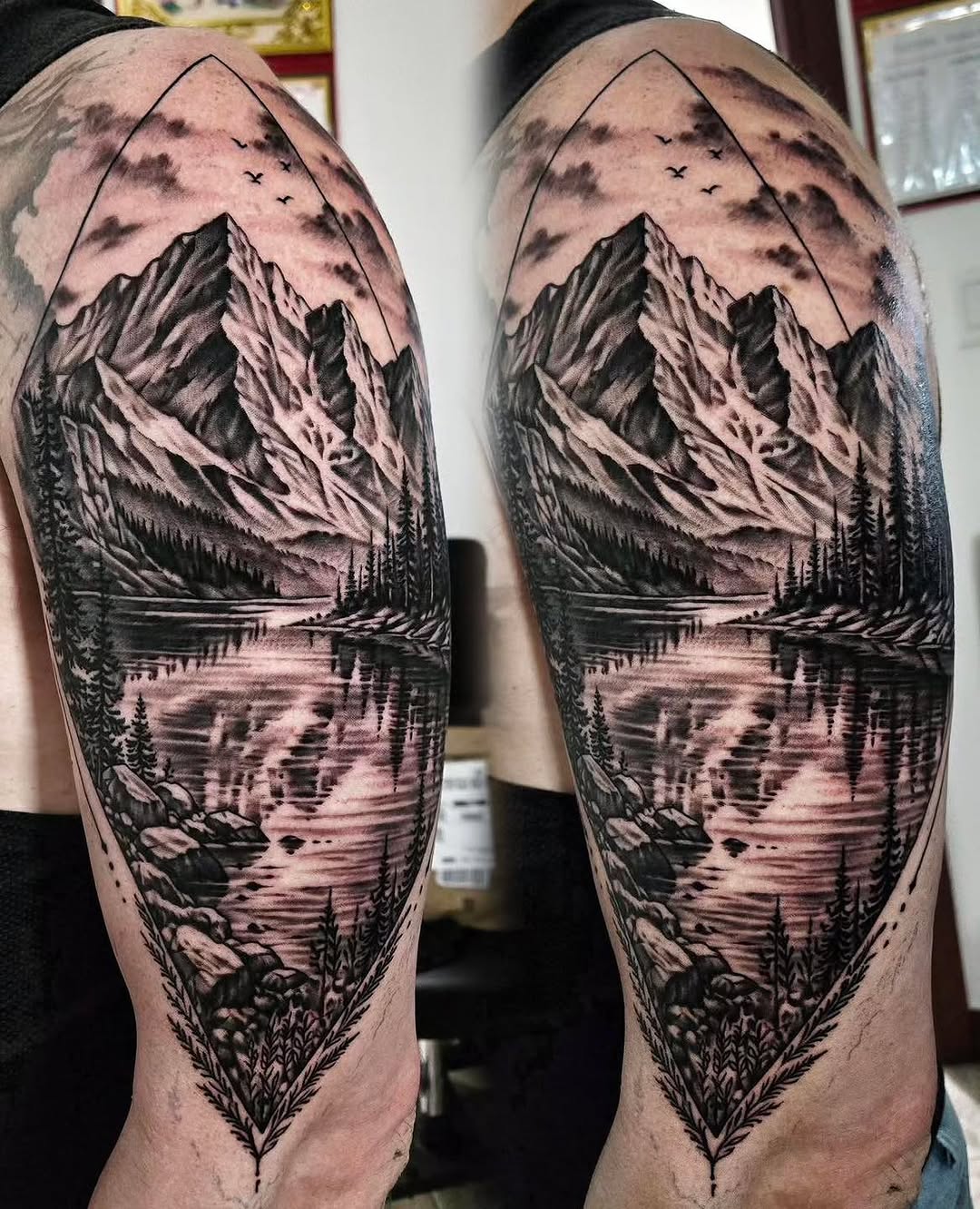 Tattoo by @juliabodyart โ realism, black_and_grey