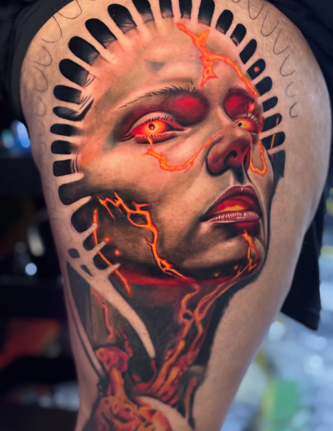 Tattoo by @d.muns_ink — realism, dark_realism