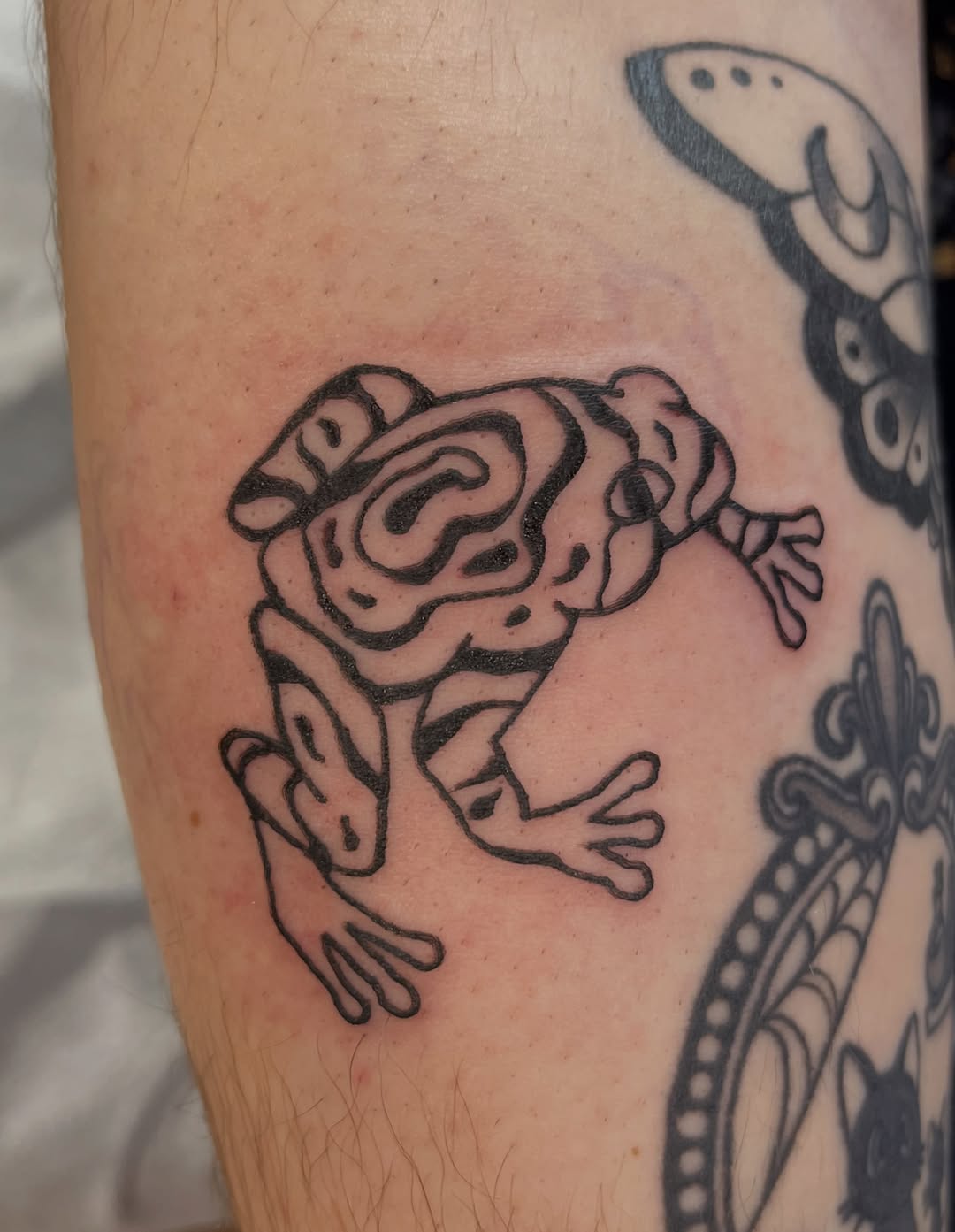 Tattoo by @dum.luck.ink — blackwork