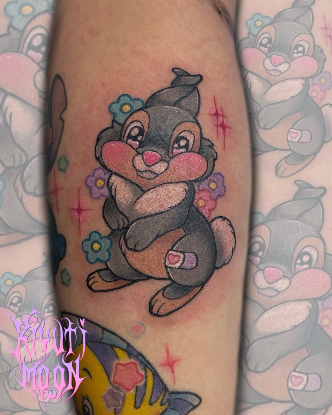 Tattoo by @kiyutimoon.tattoo — new_school, anime