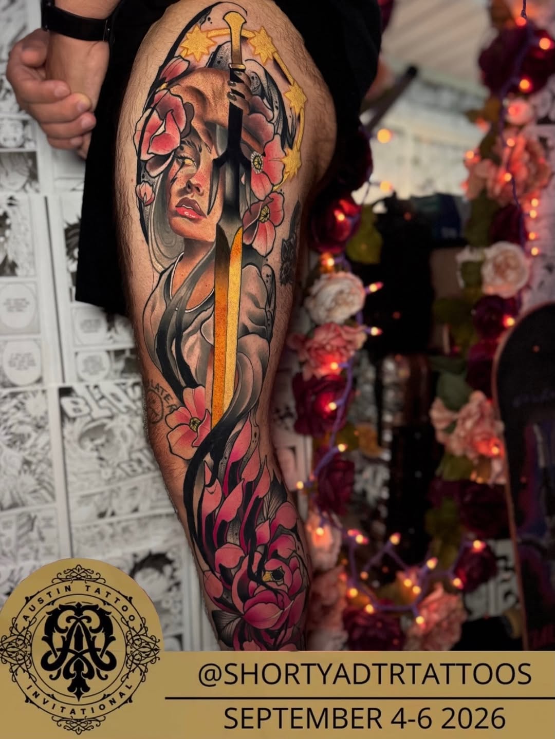 Tattoo by @shortyadtrtattoos — realism, neo_traditional