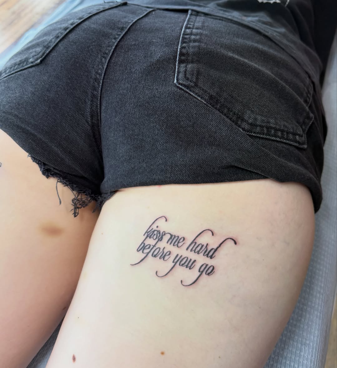 Tattoo by @kathrills β lettering_script, fine_line