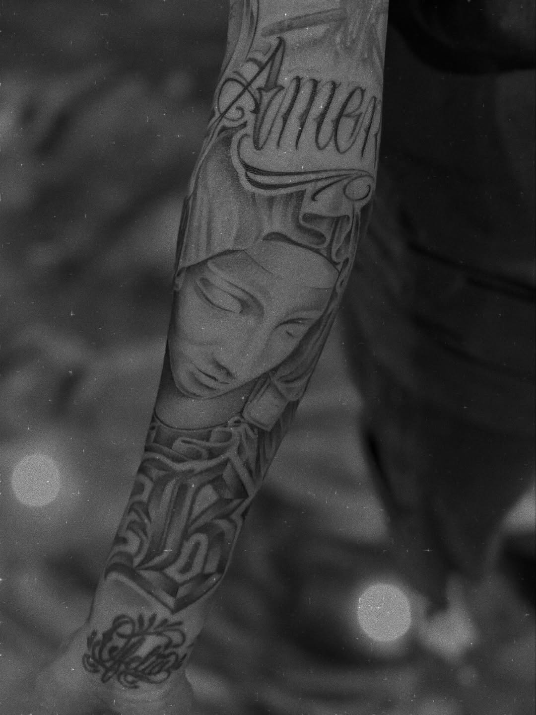 Tattoo by @paul_racks — chicano, lettering_script