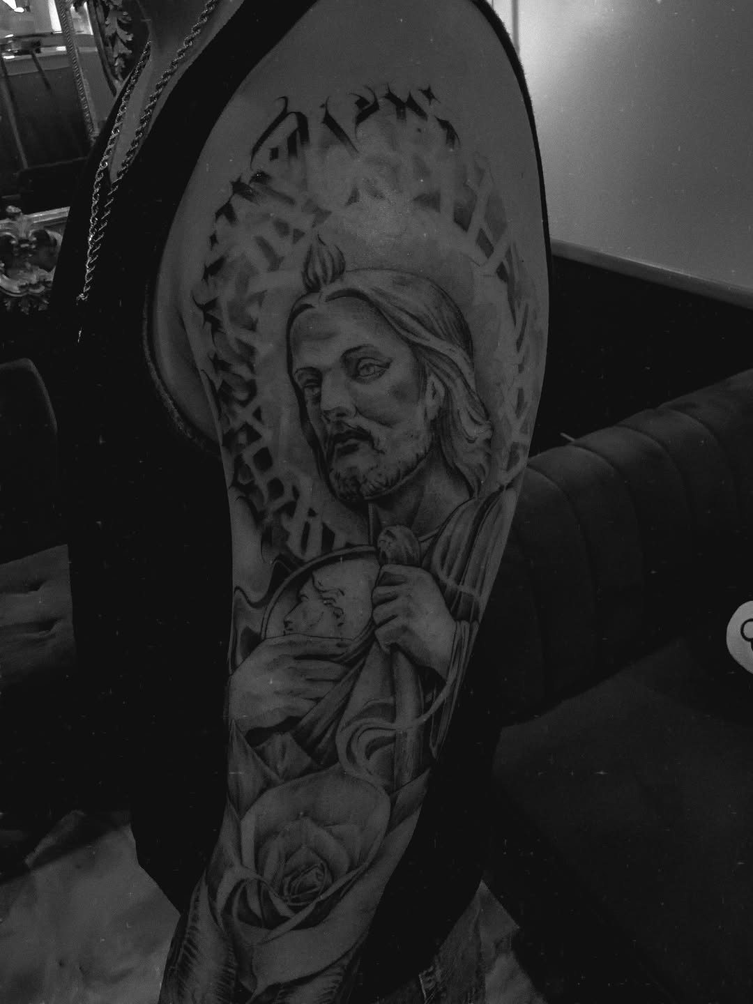Tattoo by @paul_racks — black_and_grey, realism