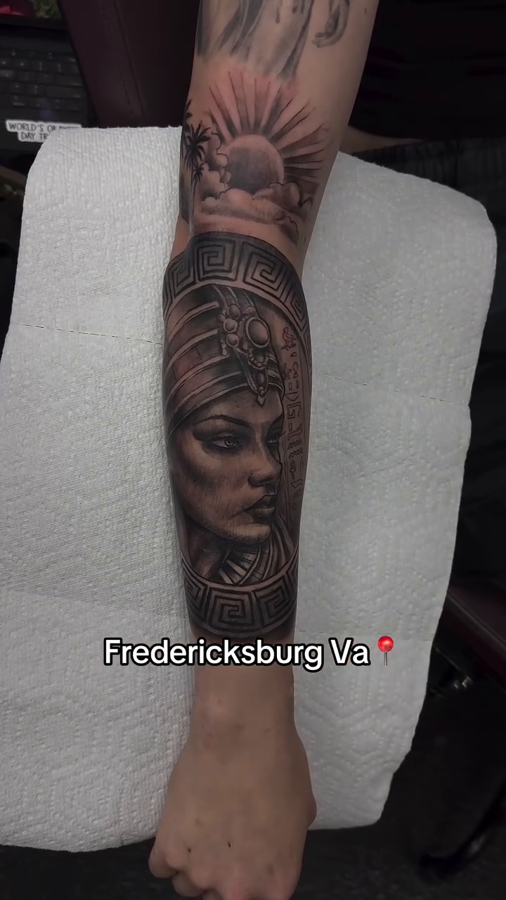 Tattoo by @rockemtatts โ black_and_grey, realism