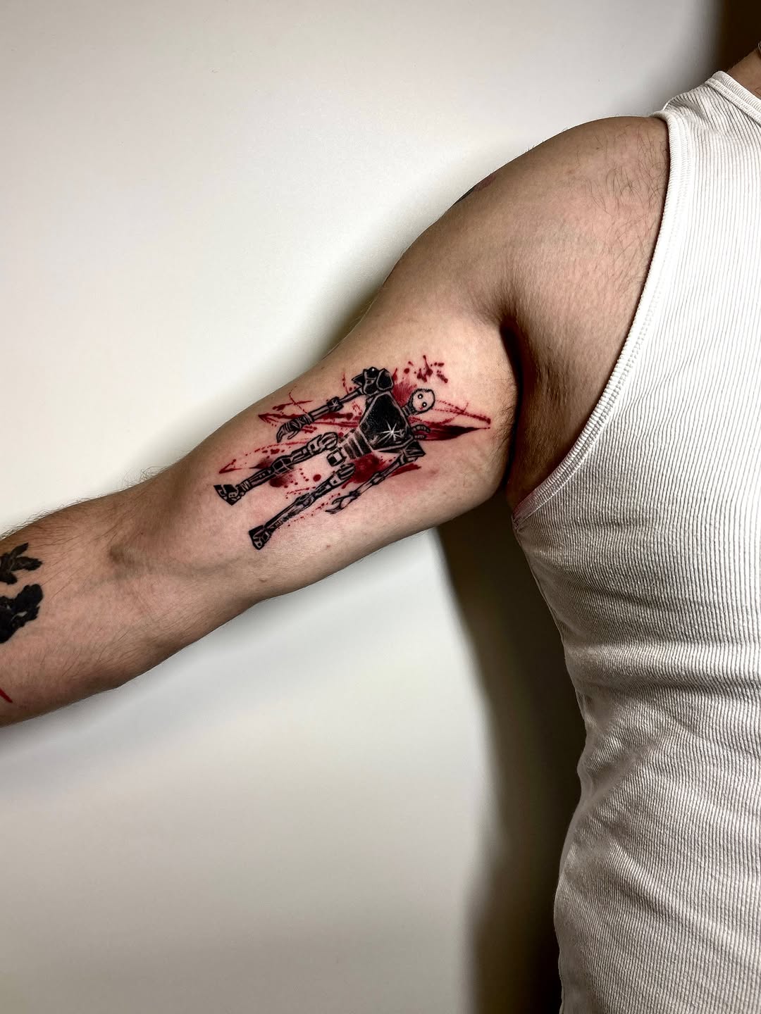Tattoo by @seoulful_inc — trash_polka, blackwork