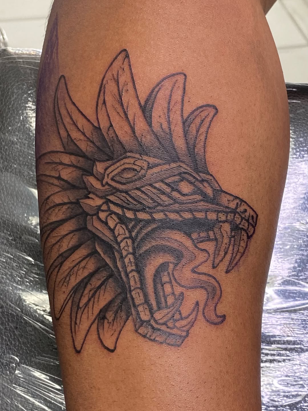 Tattoo by @nannytattoo — black_and_grey, realism