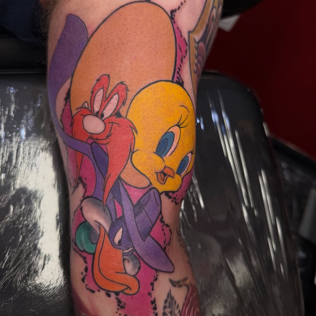 Tattoo by @taintidtats — new_school, anime