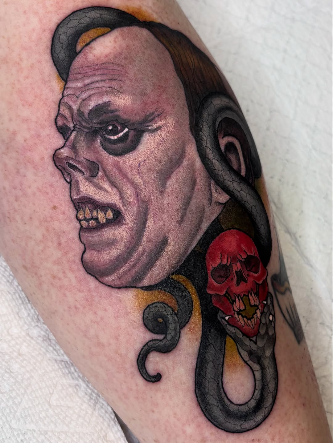 Tattoo by @kaylieseaver — realism, dark_realism
