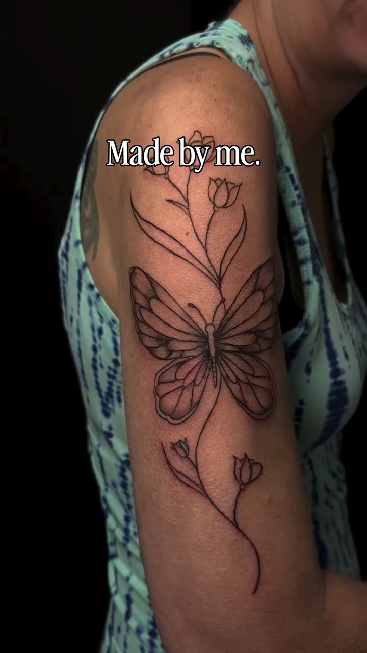 Tattoo by @shank.ink — fine_line, black_and_grey