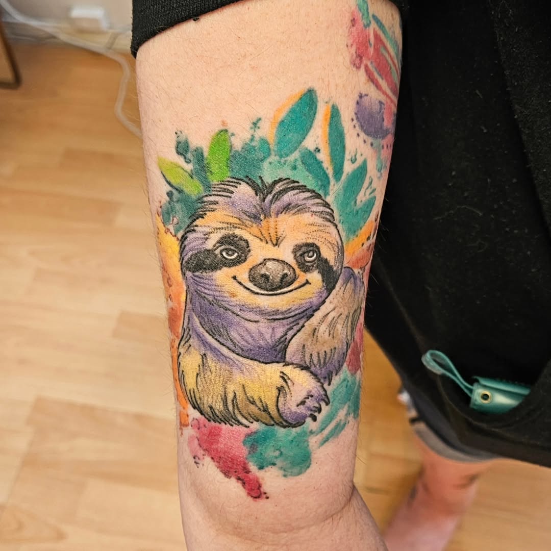 Tattoo by @jasonpellandtattoo — watercolor, new_school