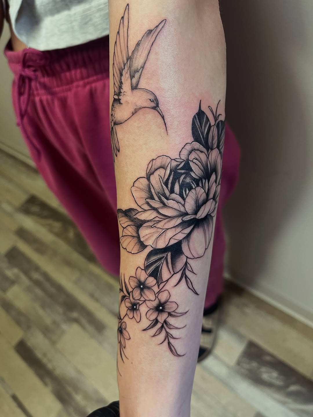 Tattoo by @illestgorilla — black_and_grey, realism