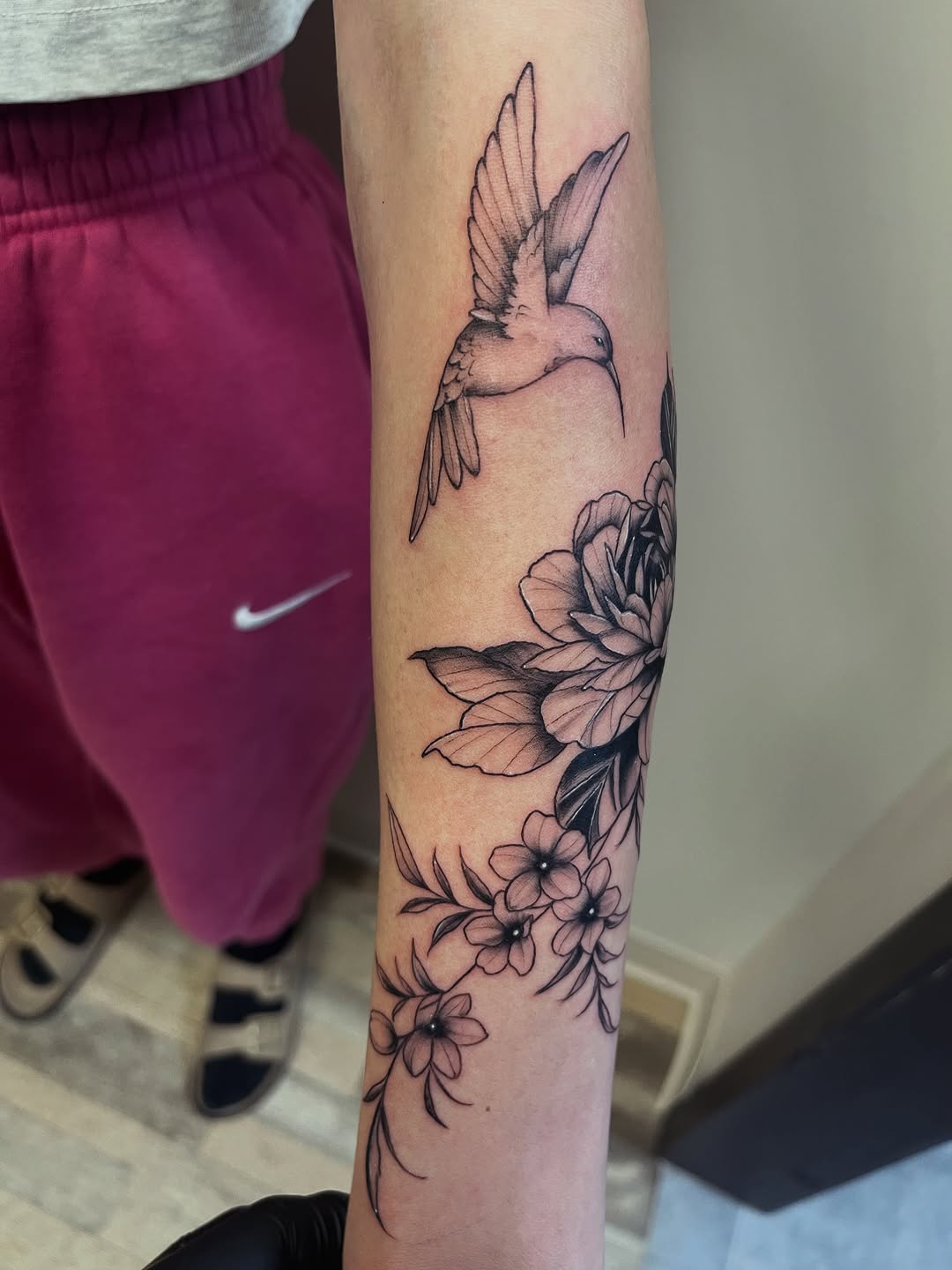 Tattoo by @illestgorilla — fine_line, black_and_grey