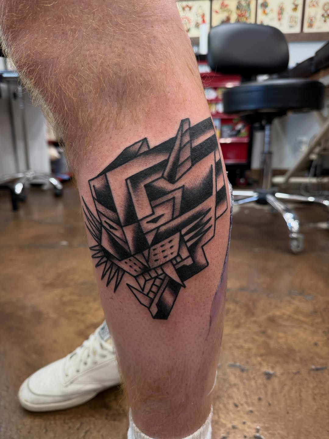 Tattoo by @uncle.kit — geometric, black_and_grey