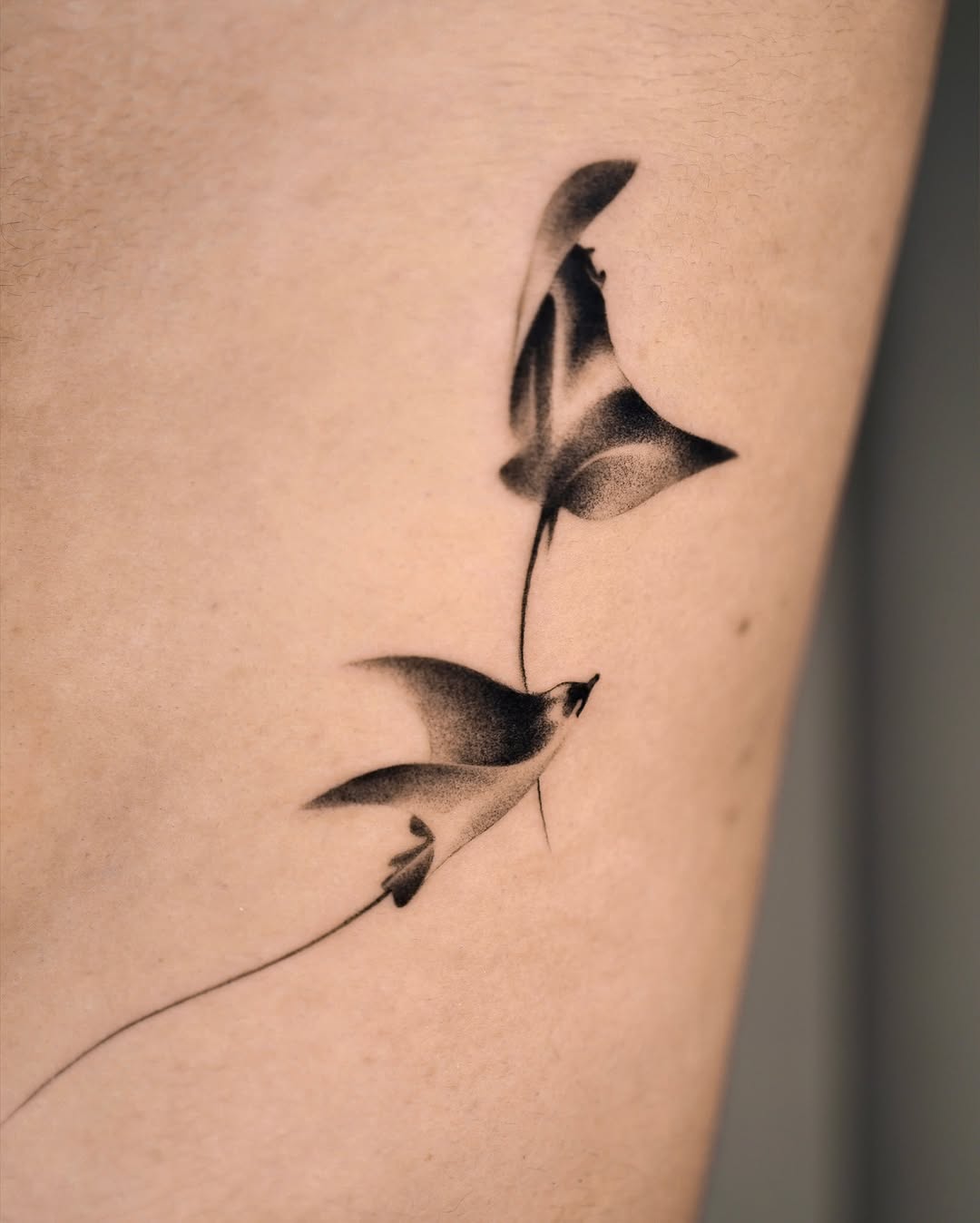 Tattoo by @rivdttt β black_and_grey, fine_line