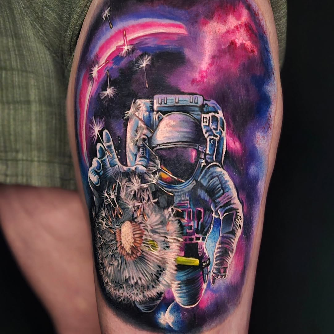 Tattoo by @1800stabyou — realism, trash_polka