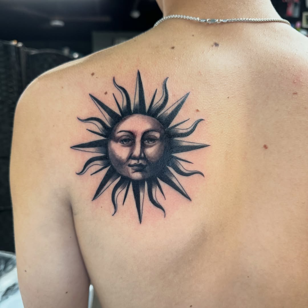 Tattoo by @shoppertattoo — black_and_grey, realism