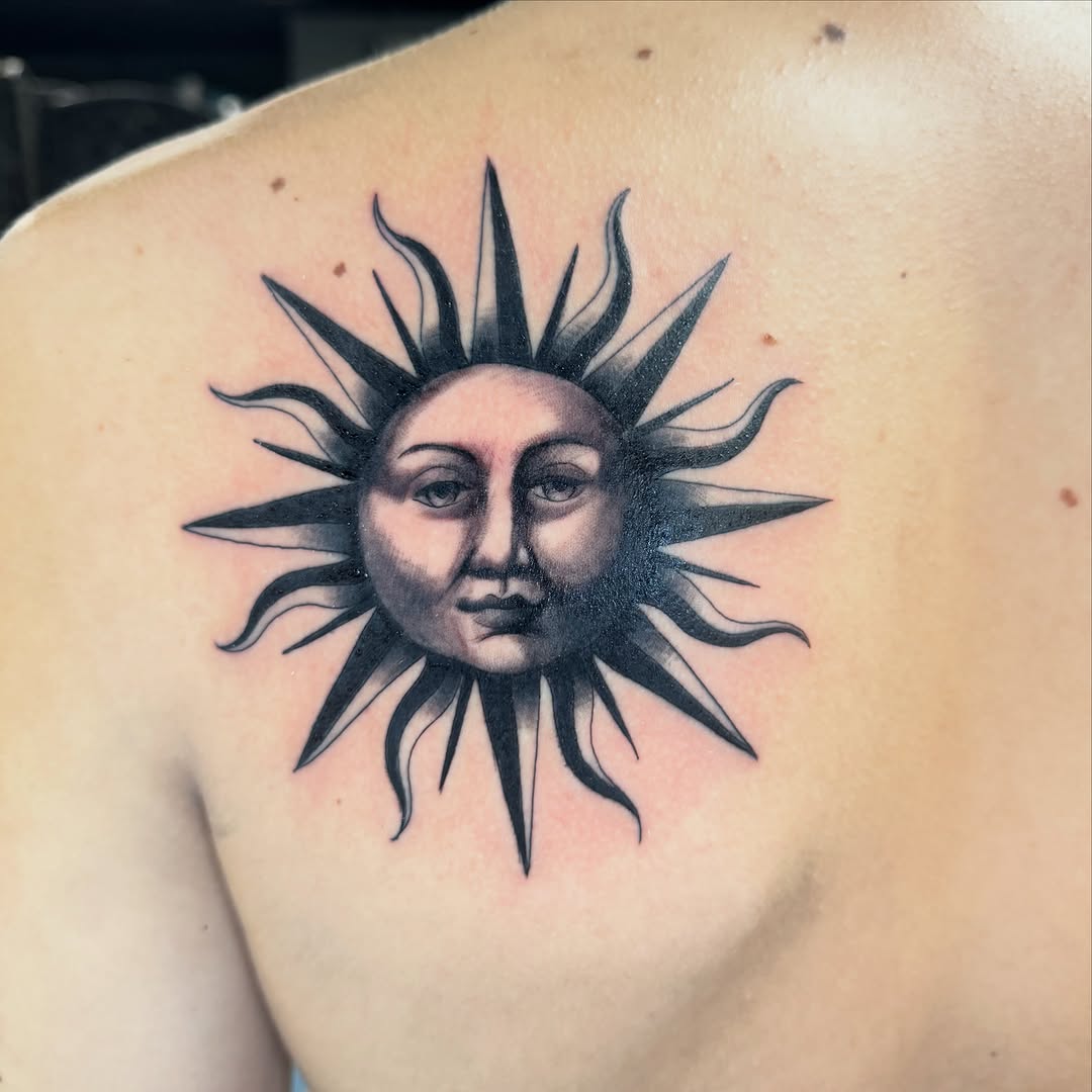 Tattoo by @shoppertattoo — black_and_grey, realism