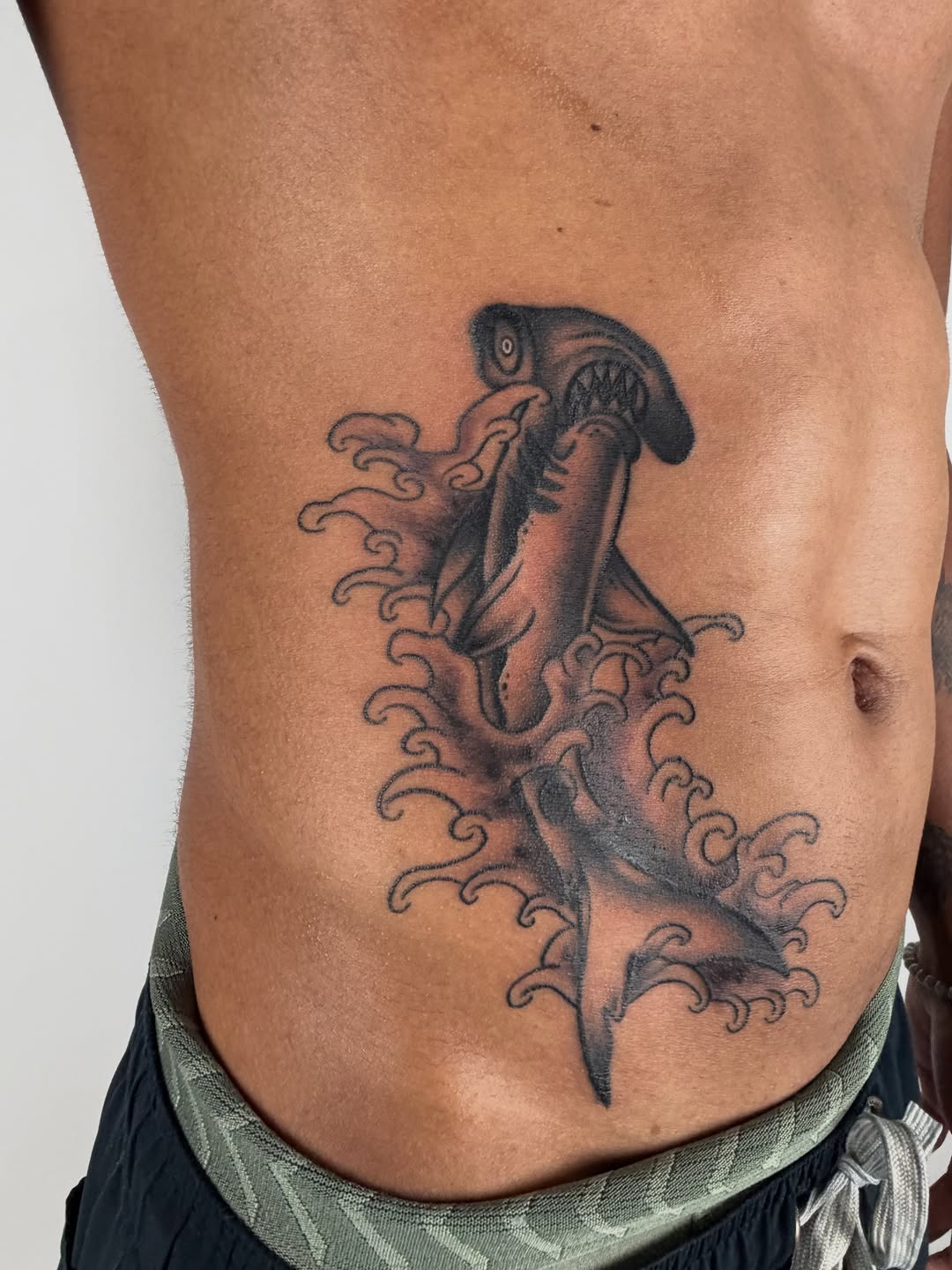 Tattoo by @levigunn_tattoos — black_and_grey, realism
