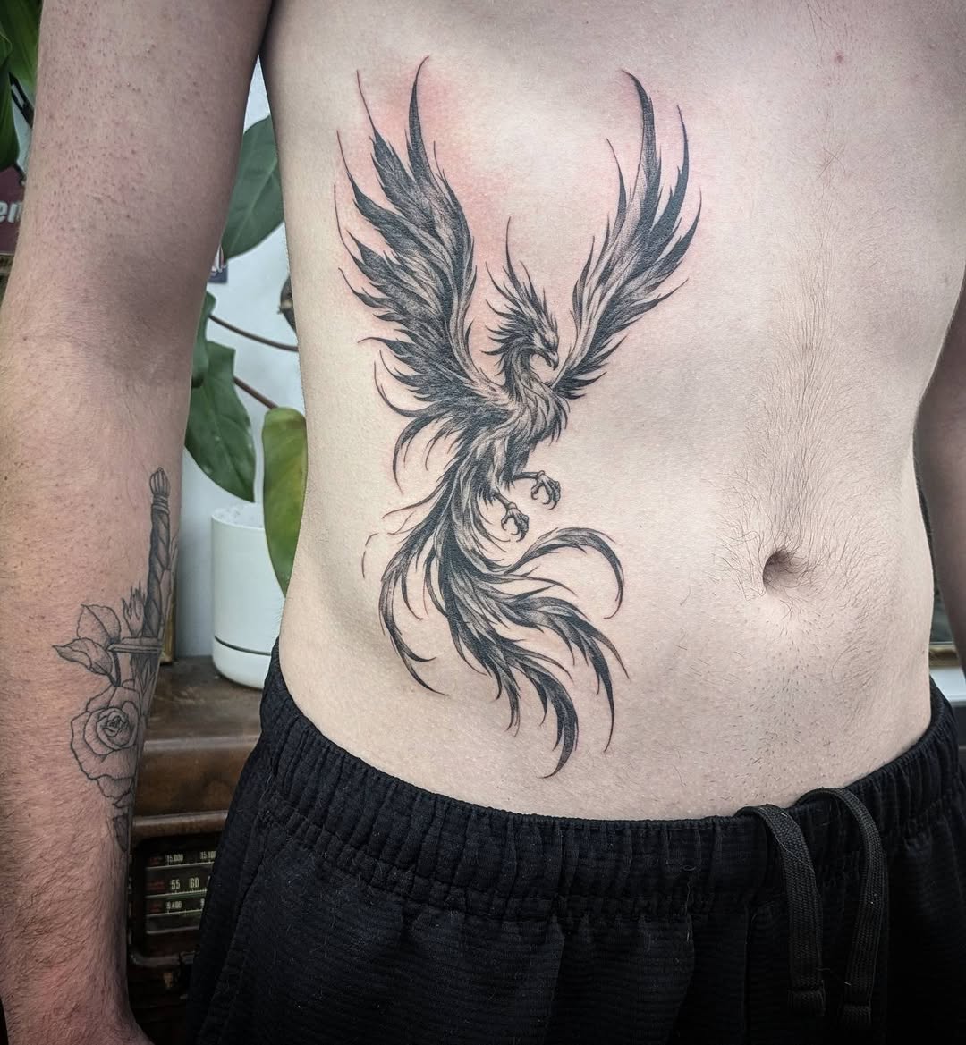 Tattoo by @alizee_tattoo โ black_and_grey, illustrative