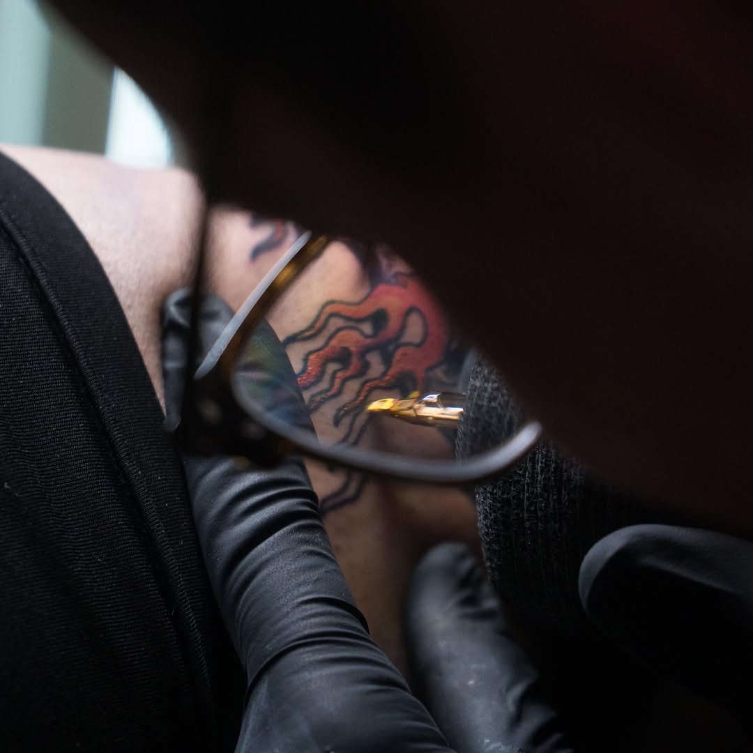 Tattoo by @colourblindtattoo — trash_polka