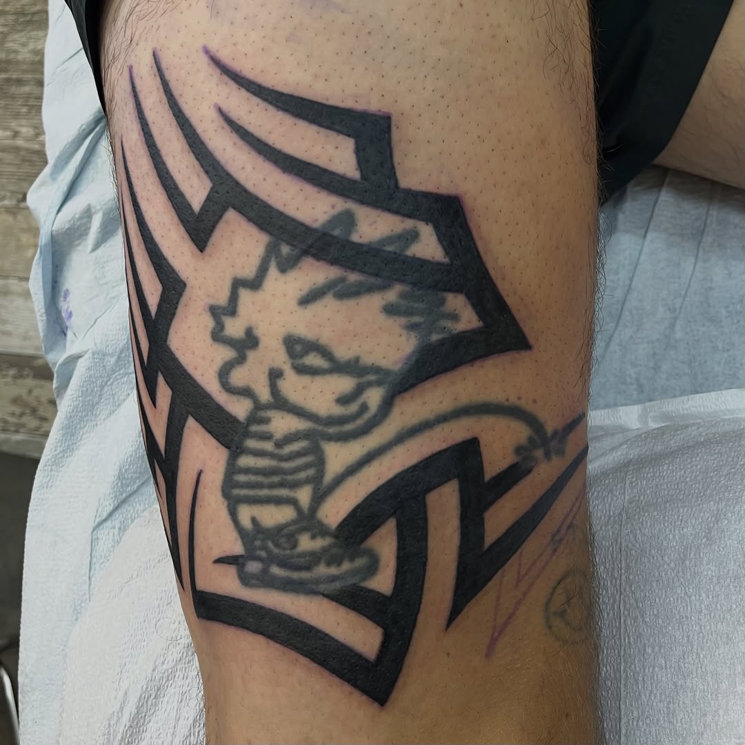 Tattoo by @slimwinters — tribal, ignorant